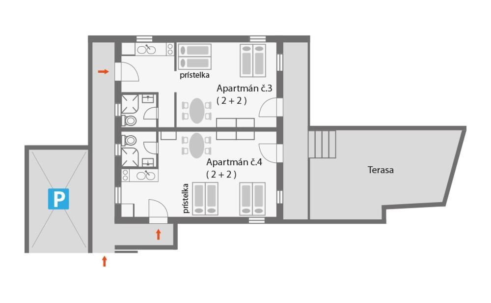 Villa Kristinka Vodice Ngoại thất bức ảnh