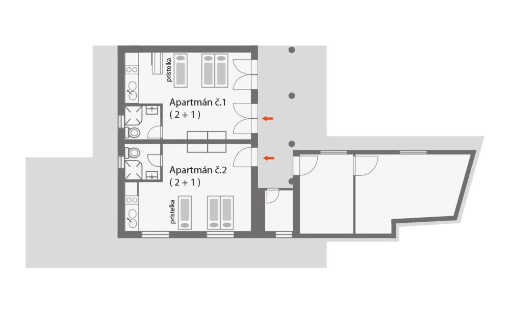 Villa Kristinka Vodice Ngoại thất bức ảnh